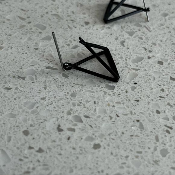 Triangle Design Earrings Copper Jewelry - Picture 9 of 12